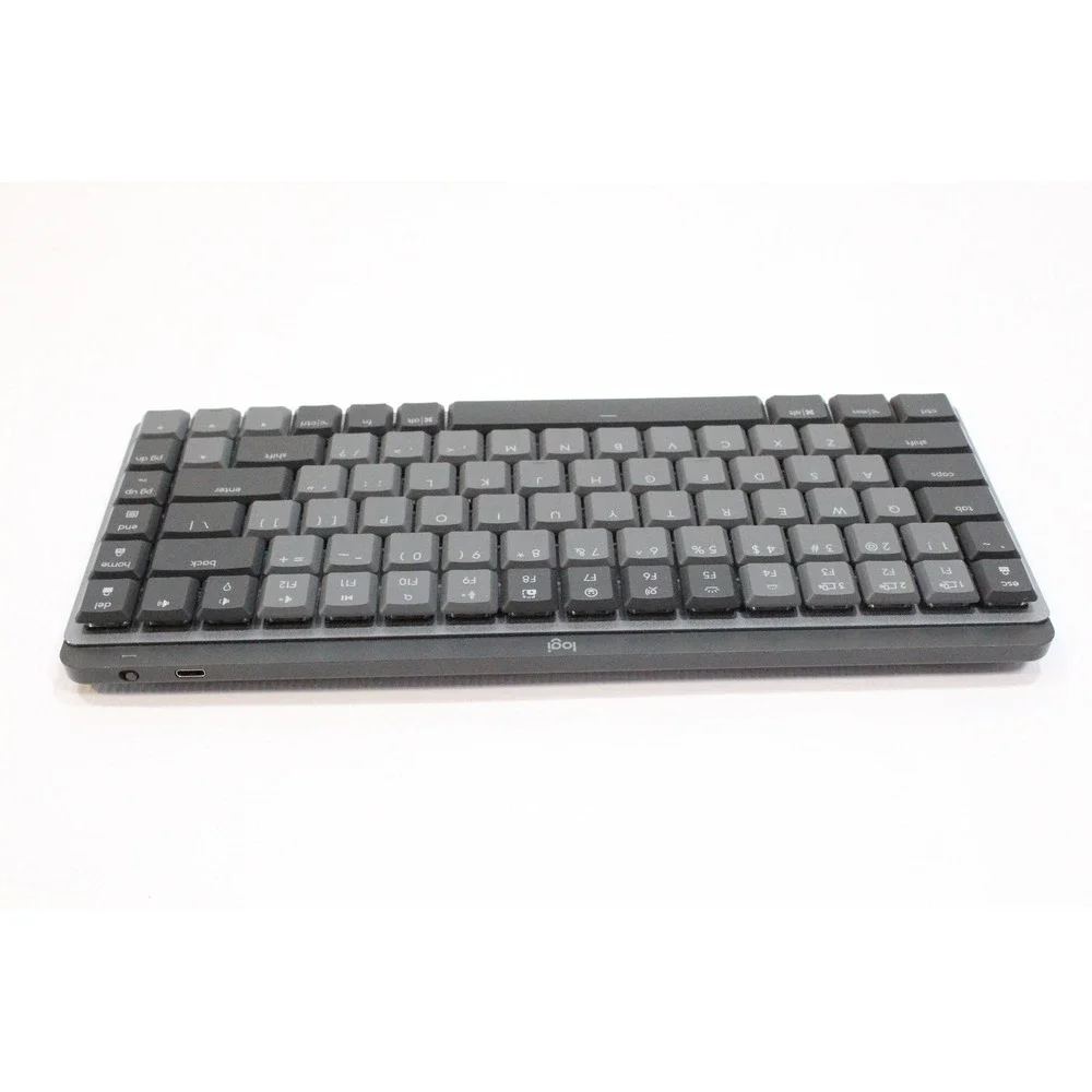 Logitech MX Mechanical Mini Wireless Keyboard Tactile Quiet Switches Graphite
